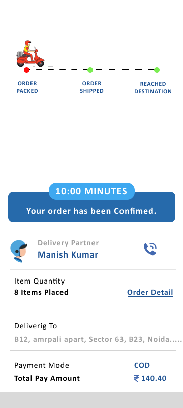 20-Min Medicine Delivery App