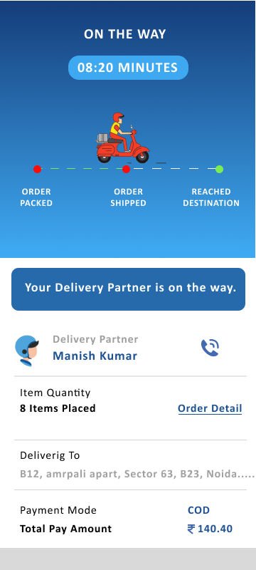 20-Min Medicine Delivery App