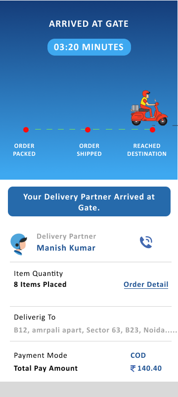 20-Min Medicine Delivery App
